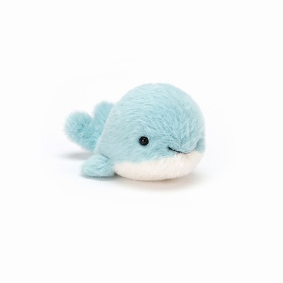 Jellycat Fluffy Whale New Zealand | KVZQR4907